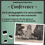Conférence "De la photographie à la carte postale : la fabrique des souvenirs"