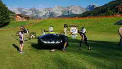 Séance combinée : tir à l'arc, Archery Touch, lancer de hache