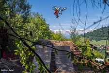 Piste VTT DH Bike Park Bernex - Drop Zone