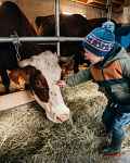 Visite de la ferme de l'Auboury