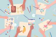 Atelier artistique avec Somaye Pakar - Médiathèque de Cluses