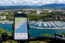 Découverte de Thonon-les-Bains à Vélo Électrique avec Parcours GPS