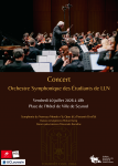 Concert : Orchestre Symphonique semi-professionnel