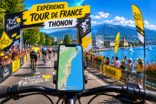 Parcours du Tour de France à Vélo Électrique avec GPS