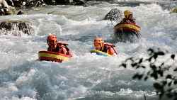 Hydrospeed sur les bords de l'Arve