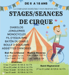 Stages / Séances de cirque - La Rivière - Enverse
