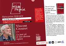 Rencontre littéraire avec Vincent Crouzet pour "Le jour où je suis devenu espion"
