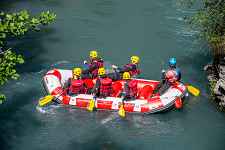 Descente en rafting sur la Dranse - parcours rodéo