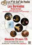Concert "Les Boréades" - Musique Baroque au P'tit Caf'