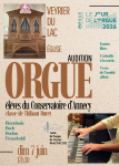 Récital de la classe d'orgue du Conservatoire d'Annecy