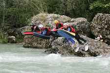 Hydrospeed sur la Dranse