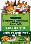 Marché d'artisans et producteurs locaux