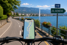 Thonon – Genève en Vélo Électrique avec Parcours GPS