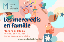 Les mercredis en famille - Atelier parcours motricité