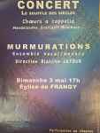 Concert Murmurations Ensemble Vocal/Annecy