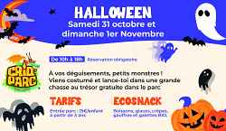 Chasse au trésor d'Halloween au Criq'Parc