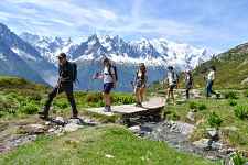 Randonnée pédestre avec un guide