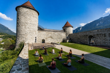 Yoga au château