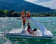 Location de pédal'eau sur le lac d'Annecy - Ponton Déronzier