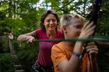 Parcours aventure en forêt :  la Forêt des Dodes