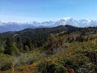 Randonnée contemplative avec vue sur le mont Blanc