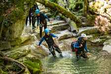 Canyoning : parcours familial à Frontenex par Monté Médio
