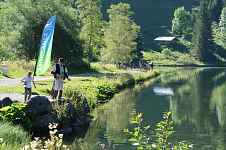 Pêche au lac des Plagnes